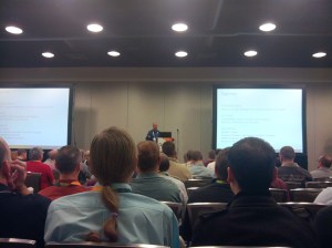 Mr. Broadbent doing a great session. 