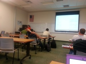 Mike Davis going over PowerPivot