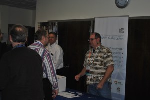 Gareth helping out at the PASS booth