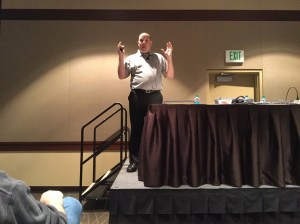 Mark caught a fish this big! 